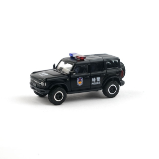 Ford Bronco Gen.6 *State Police* black 1:64 XCartoys