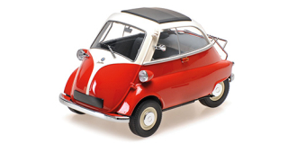 BMW Isetta 1955 red/white 1:18 Minichamps 