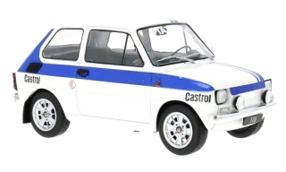 Fiat 126 1972 white/blue 1:18 MCG Modelcar Group