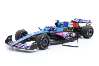 Alpine BWT F1 Team A523 #31 E.Ocon 9th Miami GP 2023 1:18 Minichamps