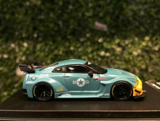 Nissan GT-R R35 green 1:64 My Model Collect