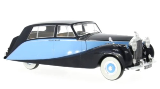 Rolls Royce Silver Wraith Empress by Hooper 1956 black/light blue 1:18 MCG Modelcar Group
