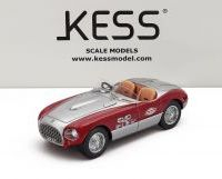 Ferrari 166 MM Vignale sn.0314M Spider 2-Series 1953 silver/red 1:43 KESS Model