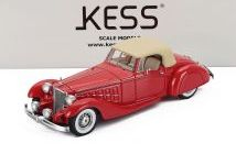 Packard Bayliff 1107 Roadster Closed 1949 red/beige 1:43 KESS Model
