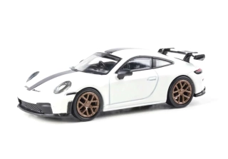 Porsche 911 992-2 GT3 Coupe LHD 2024 white/black 1:64 Para64