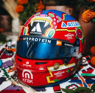 Helmet - Williams Racing - Alexander Albon - Mexican GP 2025 1:5 Spark