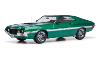 Ford Gran Torino Coupe 1972 green metallic/white 1:18 Ixo Models