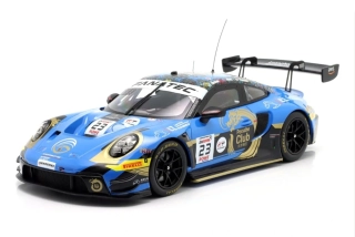 Porsche 911 992 GT3 Team Phantom Global Racing #23 Evans/Eriksson/Preining 24th Spa 2024 1:18 Ixo Models