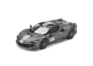 Ferrari 296 Speciale 2025 grigio silverstone opaco 2025 1:64 B.B.R. 