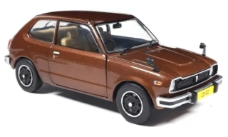 Honda Civic 1972 brown 1:24 WhiteBox