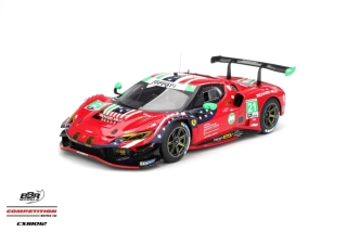 Ferrari 296 GT3 #21 Cozzolino/Mann/A.Pier Guidi/Wadoux  IMSA 24H Daytona 2025 1:18 B.B.R. 