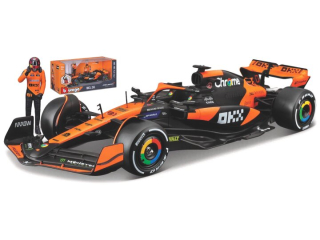 McLaren MCL38 #81 O.Piastri 2024 with Figure 1:24 Bburago