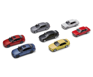 BMW Collection 50 Years Of 3 Series Set 1:64 Minichamps