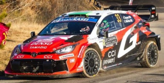Toyota GR Yaris Rally1 #33 Evans/Martin 2nd Rallye Monte Carlo 2026 1:43 Spark