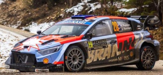 Hyundai i20 N Rally1 #20 Paddon/Kennard Rallye Monte Carlo 2026 1:43 Spark
