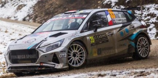 Hyundai i20 N #35 Pelamourgues/Pouget Rallye Monte Carlo 2026 1:43 Spark
