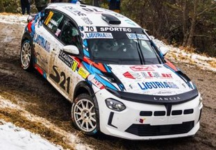 Lancia Ypsilon #70 Bico/de Matteis Rallye Monte Carlo 2026 1:43 Spark