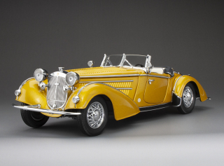 Horch 855 Special Roadster 1939 gold 1:18 Sun Star