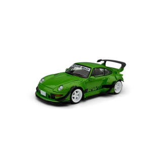 Porsche RWB 993 green 1:64 ModelModel