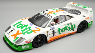 Ferrari F40 3.0L Turbo V8 Team Totip Obermaier Racing #1 M.Tirone Winner Italy GT Vallelunga 1994 1:18 Tecnomodel