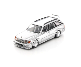 Mercedes-Benz S124 T MODEll Evo 2 argent 1:64 Mortal Model