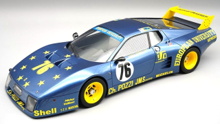 Ferrari 512BB LM 4.9L Team Charles Pozzi JMS Racing #76 Dieudonne/Xhenceval/Regout 24H Le Mans 1980 1:18 Tecnomodel