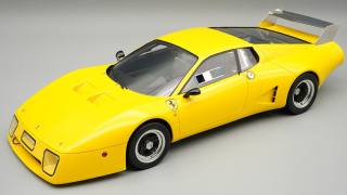 Ferrari 512BB LM Press Version 1979 yellow 1:18 Tecnomodel