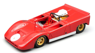 Ferrari 712 CAN-AM Press Version 1971 red 1:43 Tecnomodel 