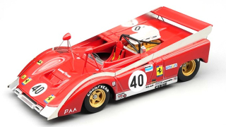 Ferrari 712 CAN-AM Team N.A.R.T. #40 J.P.Jarier Watkins Glen 1972 1:43 Tecnomodel 