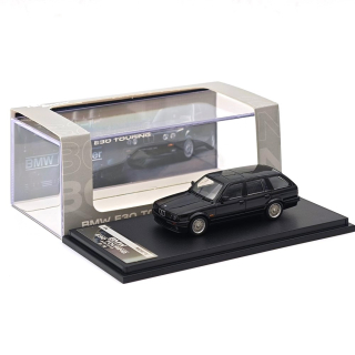 BMW E30 Touring Wagon black 1:64 Mortal Model