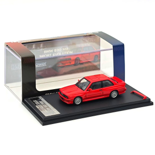 BMW E30 M3 Sport Evolution pearl red 1:64 Mortal Model