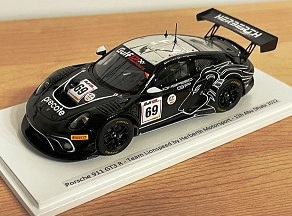 Porsche 911 GT3 R Team Lionspeed #69 12H Abu Dhabi 2022 1:43 Spark
