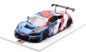 Audi R8 LMS GT3 Team Sainteloc #25 Winner 8H Indianapolis 2021 1:18 Spark