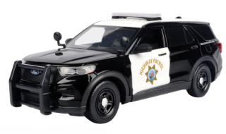 Ford Police Interceptor Utility 2022 California Highway Patrol black/white 1:24 Motor Max