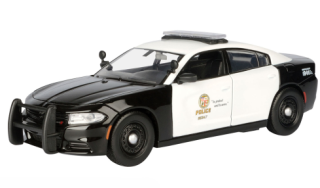 Dodge Charger Pursuit 2023 LAPD black/white 1:24 Motor Max