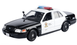 Ford Crown Victoria Interceptor 2010 LAPD black/white 1:24 Motor Max