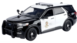 Ford Police Interceptor Utility 2022 LAPD black/white 1:24 Motor Max