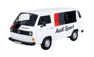 Volkswagen T3 (Type 2) Audi Sport white 1:24 Motor Max