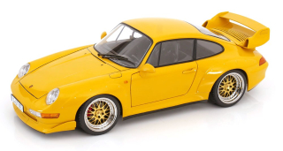 Porsche 911 993 GT2 1996 BBS Rims yellow 1:12 KK Scale