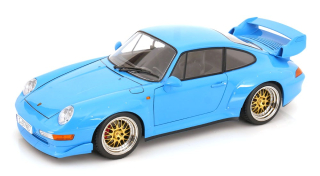 Porsche 911 993 GT2 1996 BBS Rims light blue 1:12 KK Scale