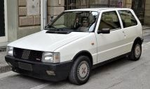 Fiat UNO Turbo i.e. 1985 white 1:18 Mitica