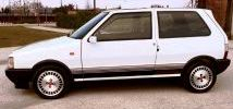Fiat UNO Turbo i.e. 1987 white 1:18 Mitica