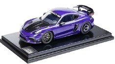 Porsche 718 Cayman GT4 RS 982 with Manthey Kit 2024 ultraviolet 1:12 Spark