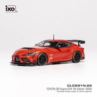 Toyota GR Supra GT4 2022 red 1:43 Ixo Models