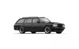 Mercedes-Benz 500 TE V8 AMG (S123) 1979 black 1:43 Ixo Models