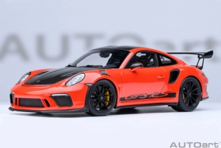 Porsche 911 GT3RS 2017 Weissach Package lava orange 1:18 AUTOart