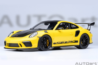 Porsche 911 GT3RS 2017 Weissach Package racing yellow 1:18 AUTOart