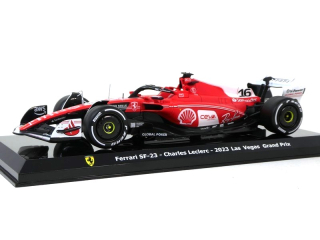Ferrari F1 SF-23 Team Scuderia Ferrari #16 C.Leclerc 2nd Las Vegas USA GP 2023 1:24 Premium Collectibles
