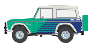 Ford Bronco 1976 *Falken Tires* green/blue 1:24 Greenlight