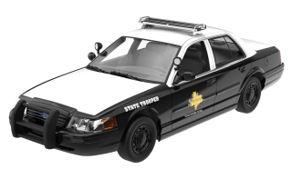 Ford Crown Victoria 2003 Texas Highway Patrol *Hot Pursuit* black/white 1:24 Greenlight